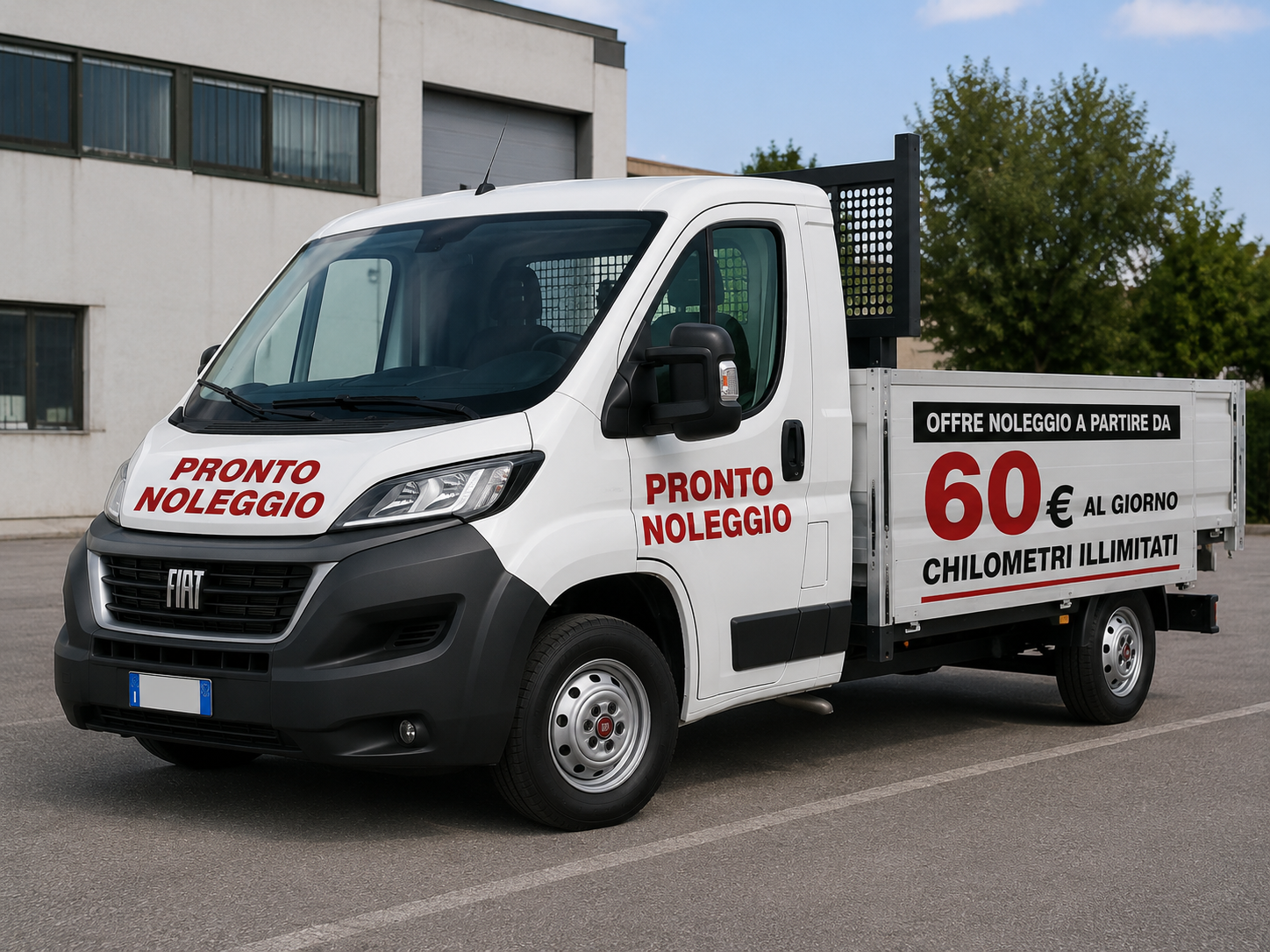 Fiat Ducato con cassone.